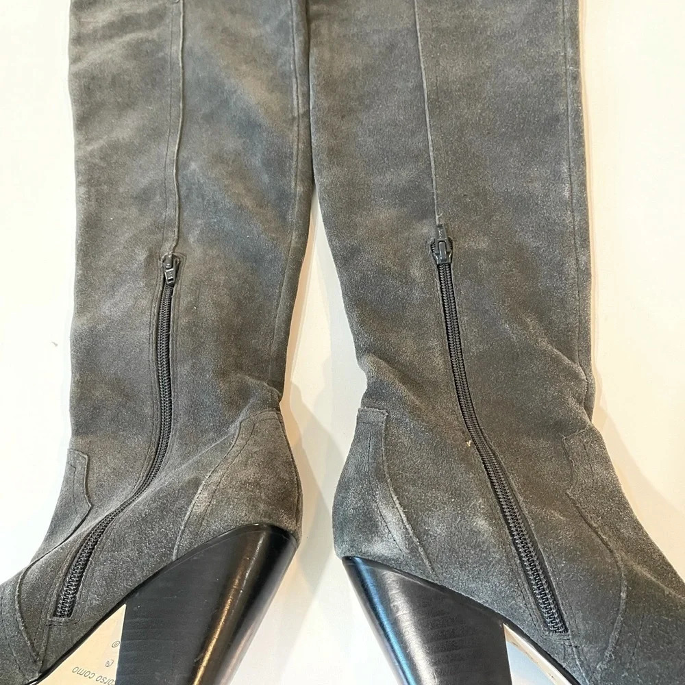 Corso Como Over the knee Suede gray Boots Size 6M - Picture 2 of 16